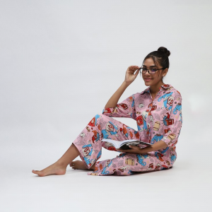 Printed Straight Lounge Pant