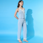 V-Neck Top & Pyjamas