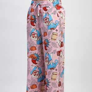 Printed Straight Lounge Pant